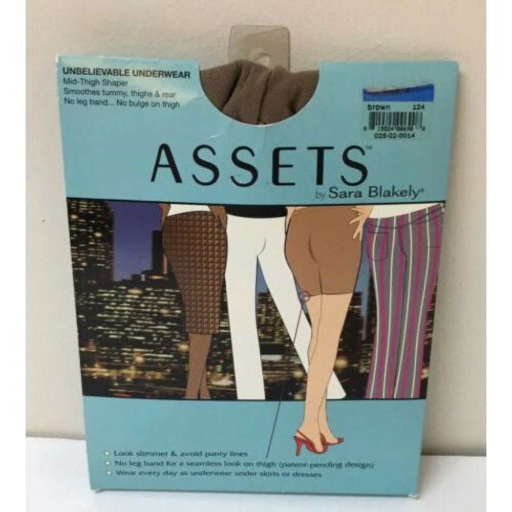 Assets‎ Mid Thigh Shaper Brown Size 4 Sara Blakely